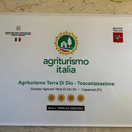 Agriturismo Terra Di Dio Toscanizzazione Villa Capannoli Exteriör bild